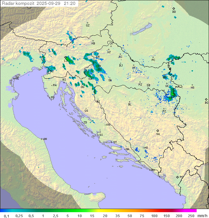 Padavine Hrvaška