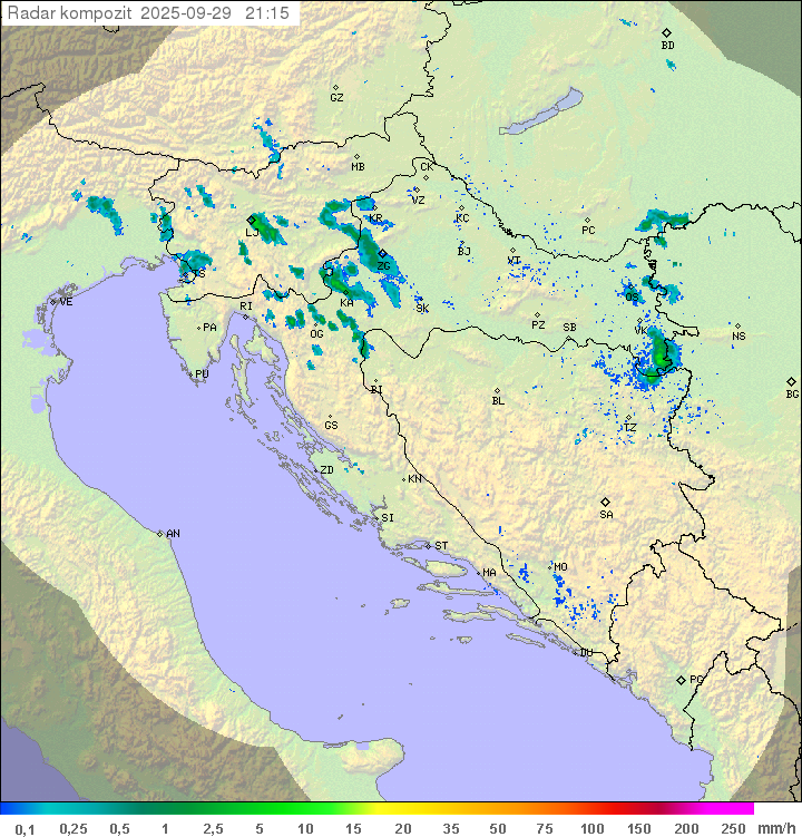 Padavine Hrvaška