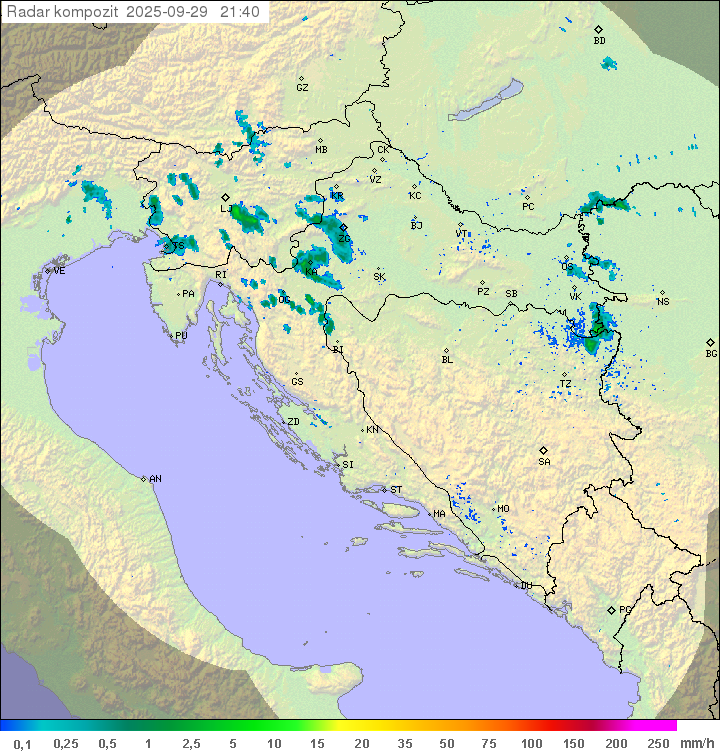 Padavine Hrvaška