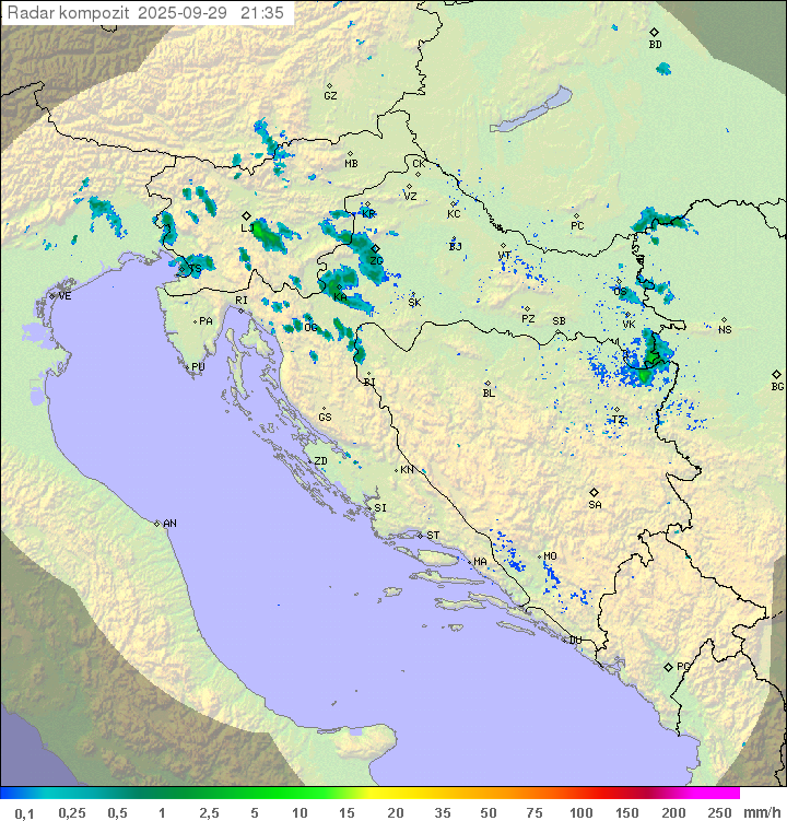 Padavine Hrvaška