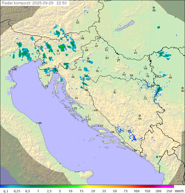 Padavine Hrvaška
