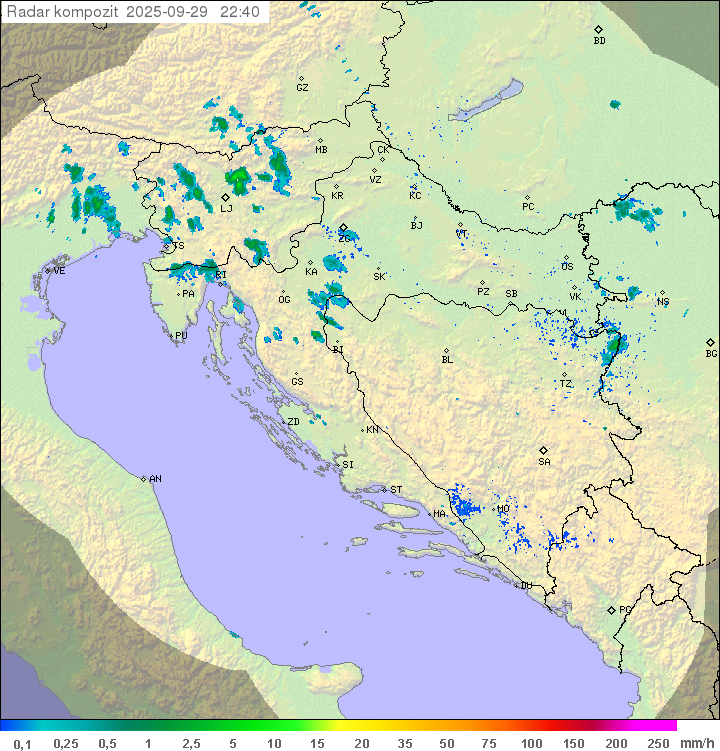 Padavine Hrvaška