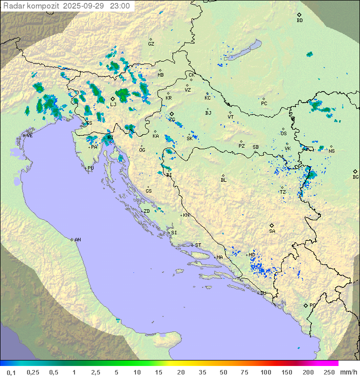 Padavine Hrvaška