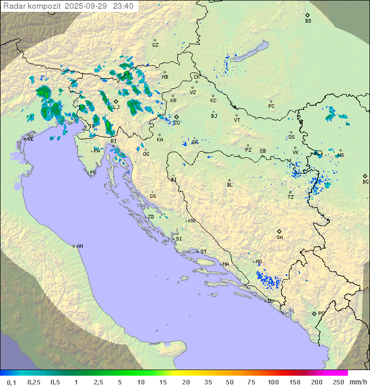 Padavine Hrvaška