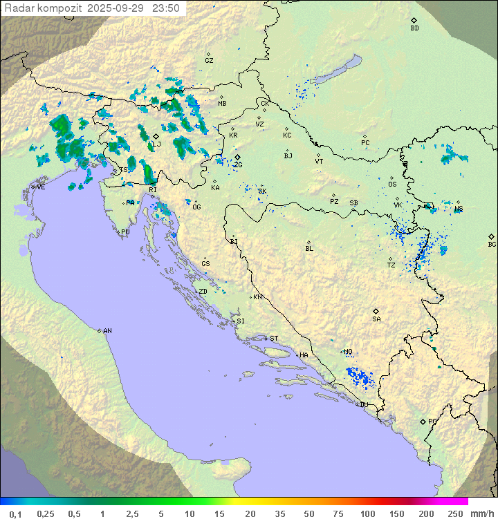 Padavine Hrvaška