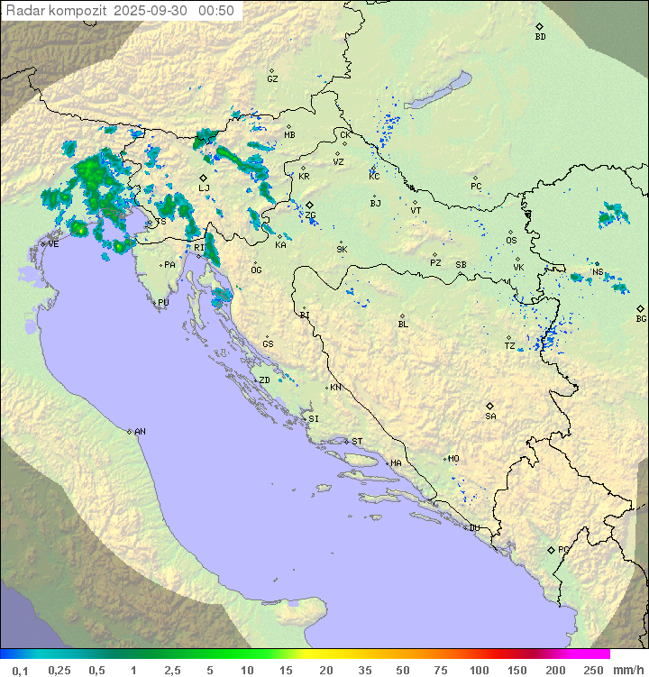 Padavine Hrvaška