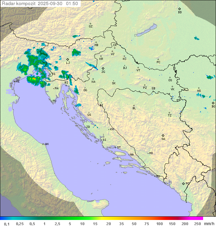 Padavine Hrvaška