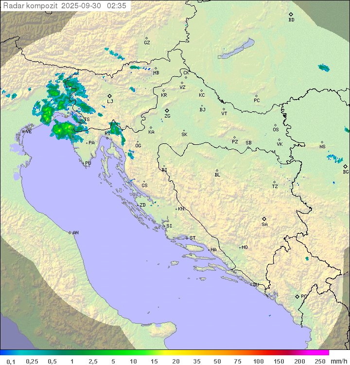 Padavine Hrvaška