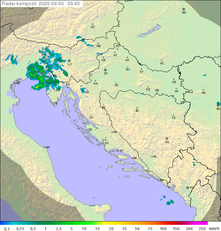 Padavine Hrvaška