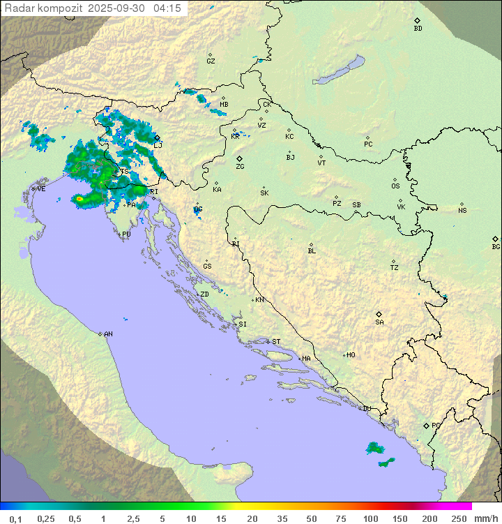 Padavine Hrvaška