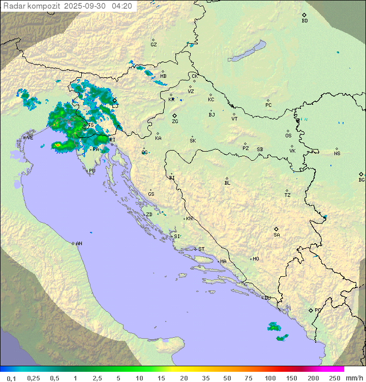 Padavine Hrvaška