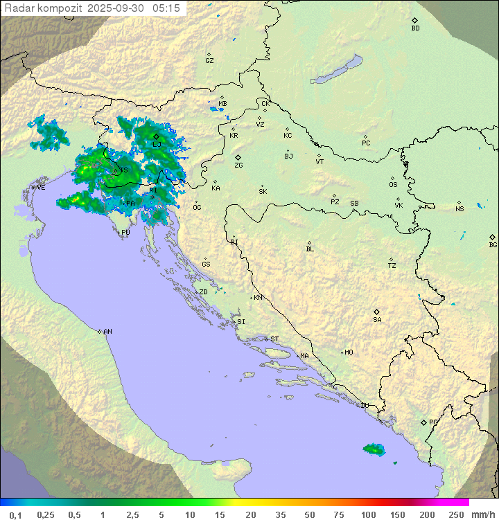 Padavine Hrvaška