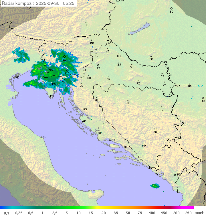 Padavine Hrvaška
