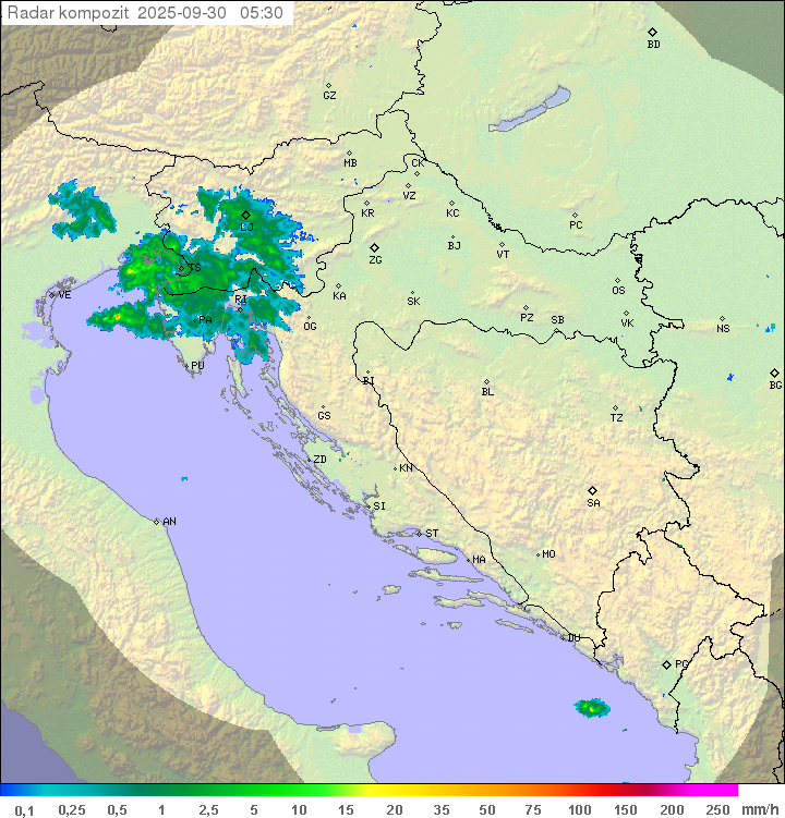 Padavine Hrvaška