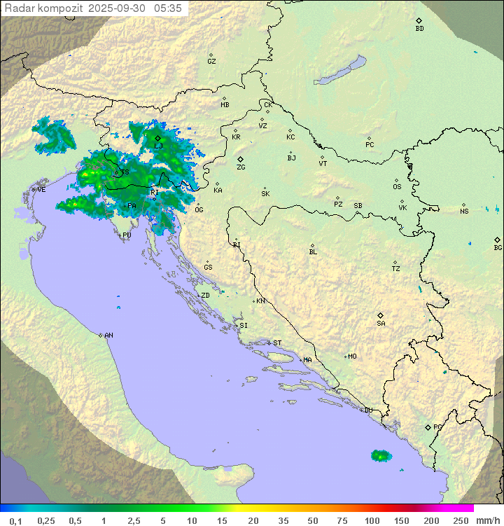 Padavine Hrvaška