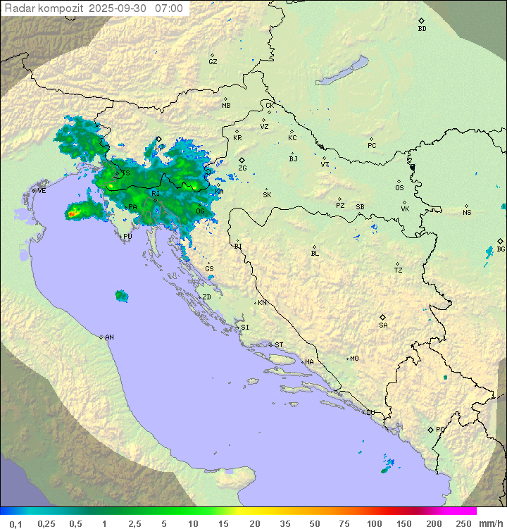 Padavine Hrvaška