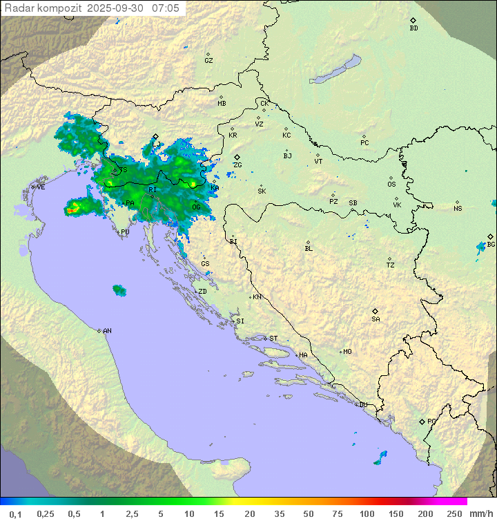 Padavine Hrvaška