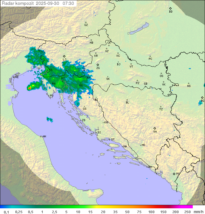 Padavine Hrvaška