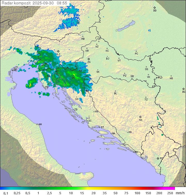Padavine Hrvaška