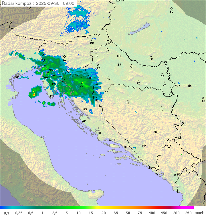 Padavine Hrvaška