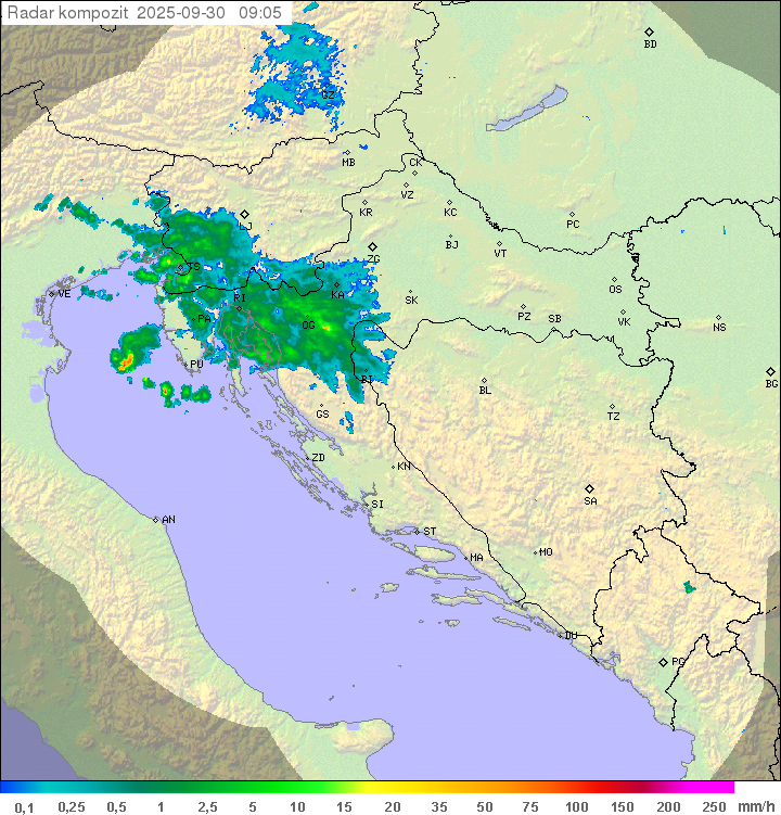 Padavine Hrvaška