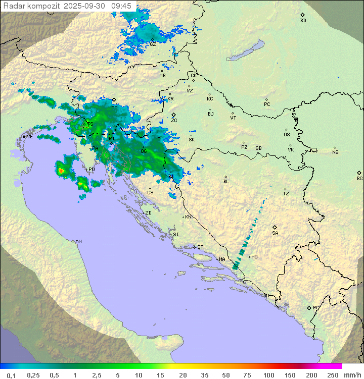 Padavine Hrvaška