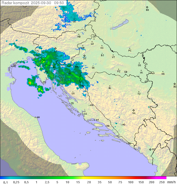 Padavine Hrvaška