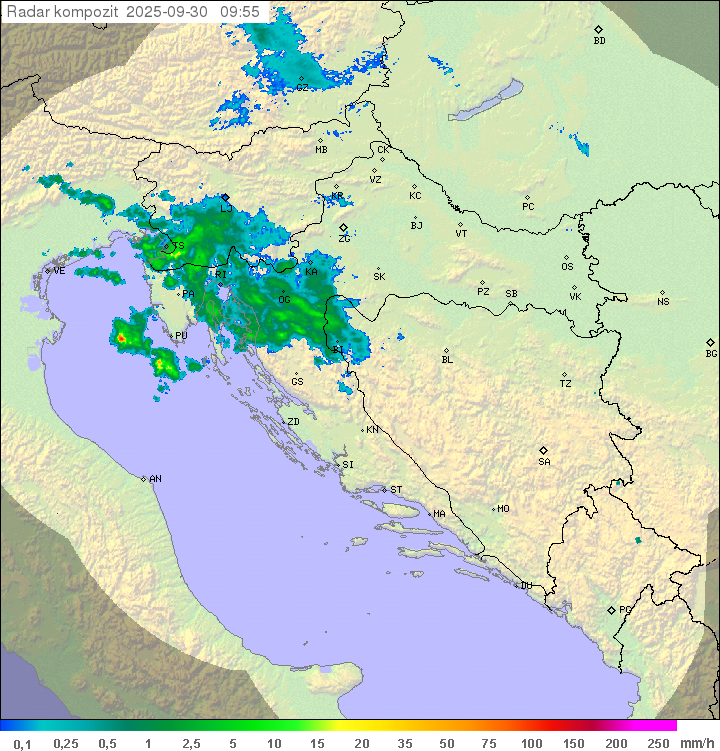 Padavine Hrvaška