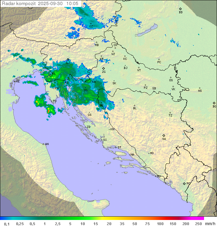 Padavine Hrvaška