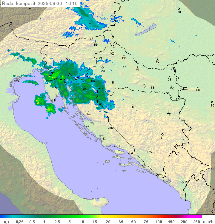 Padavine Hrvaška