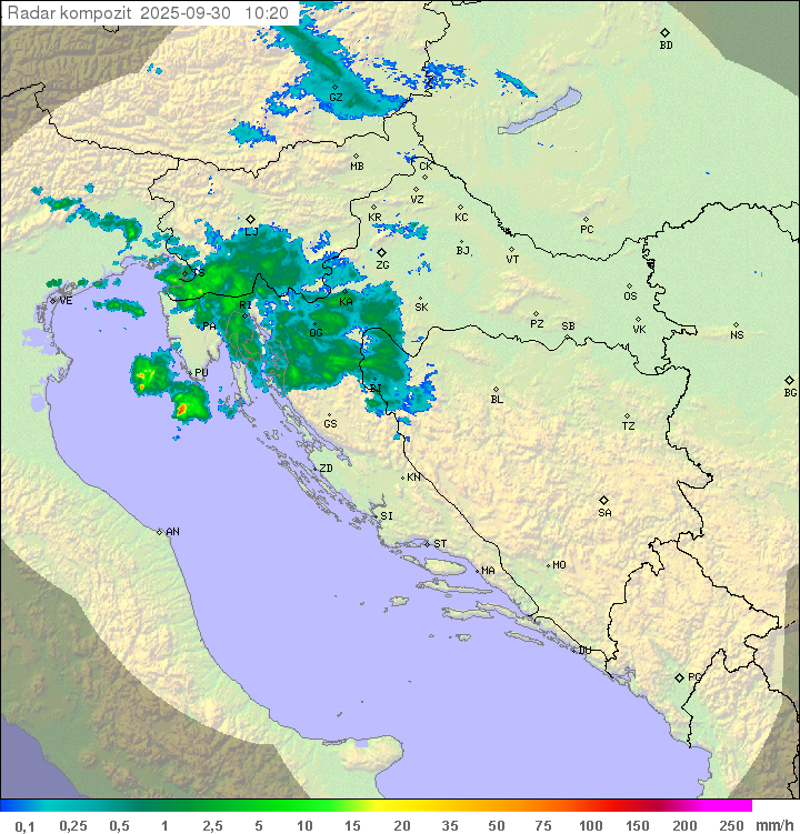 Padavine Hrvaška