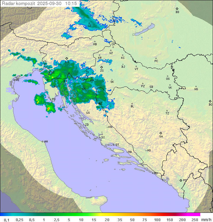 Padavine Hrvaška