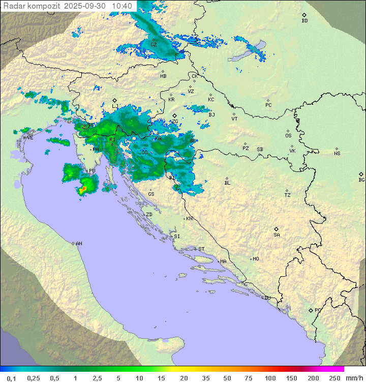 Padavine Hrvaška