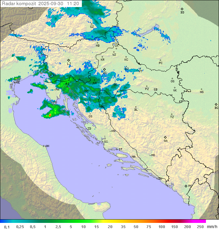 Padavine Hrvaška