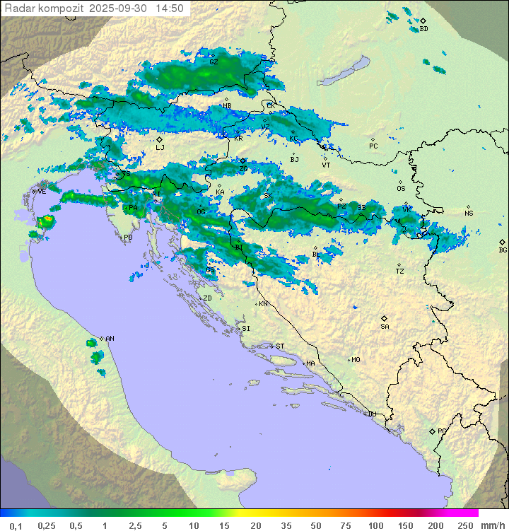 Padavine Hrvaška