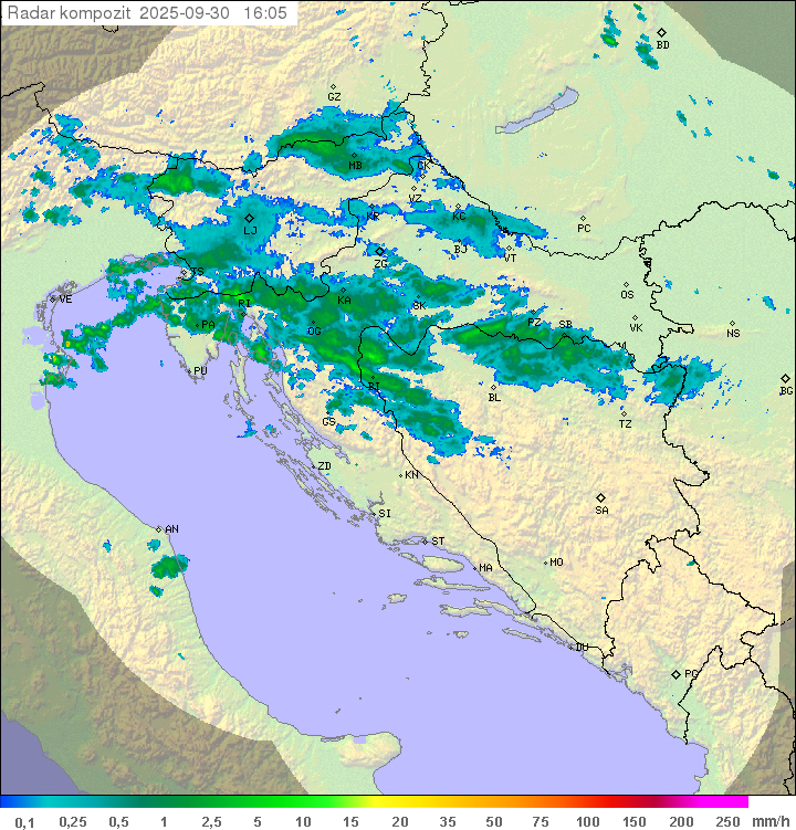 Padavine Hrvaška