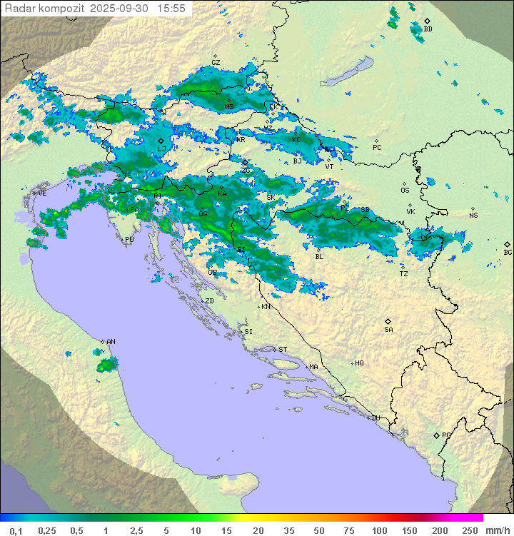 Padavine Hrvaška