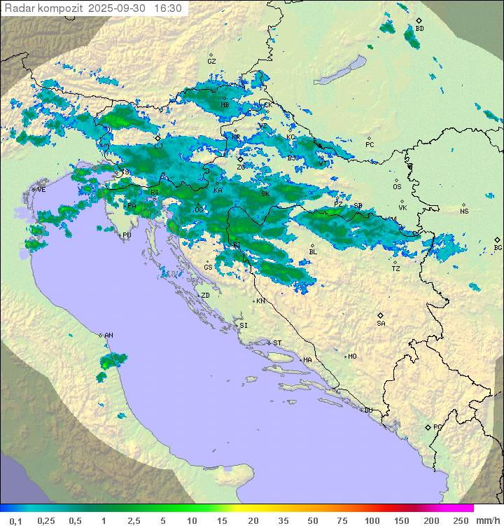 Padavine Hrvaška