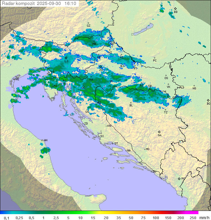 Padavine Hrvaška