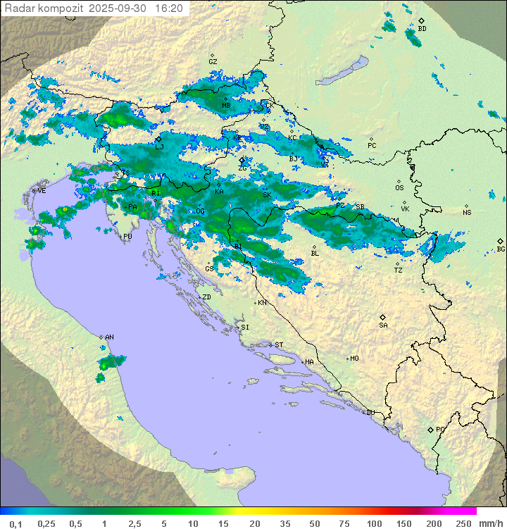 Padavine Hrvaška