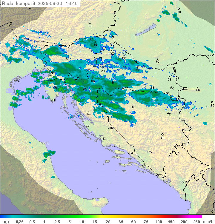 Padavine Hrvaška