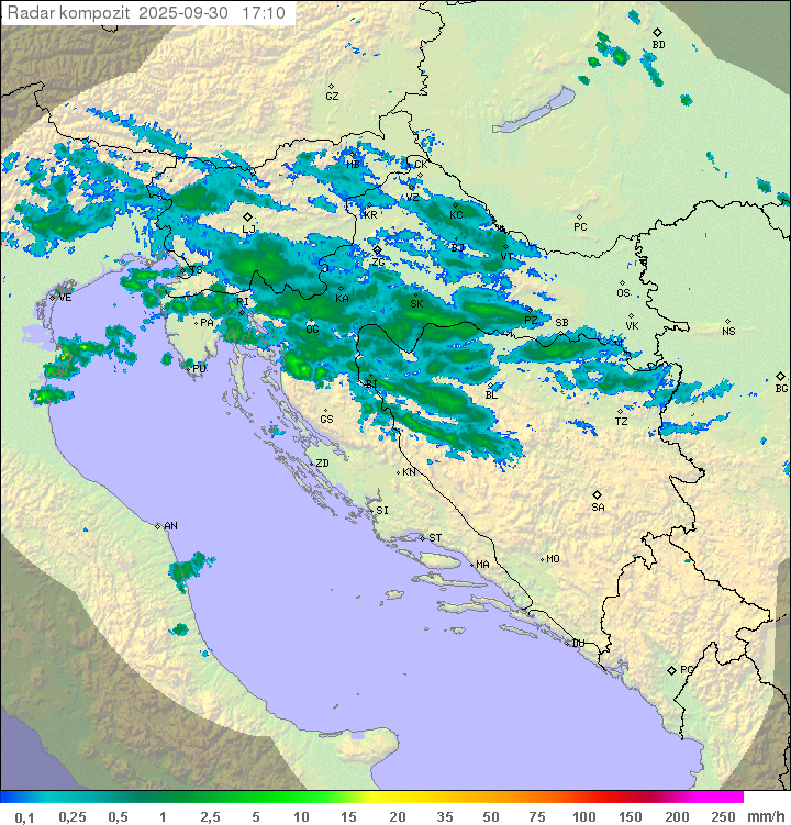 Padavine Hrvaška