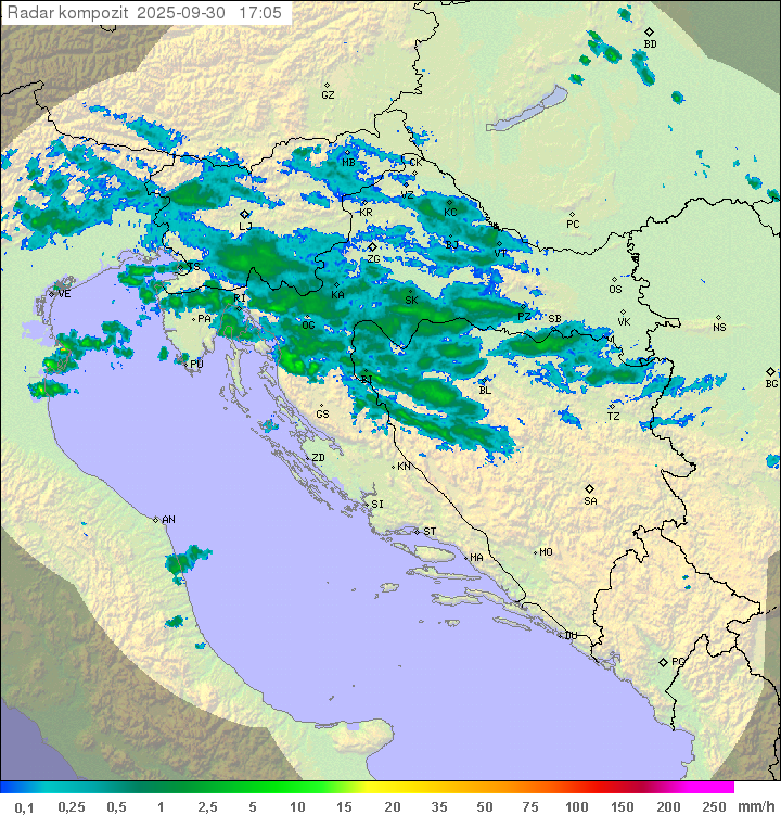 Padavine Hrvaška