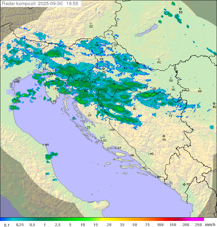 Padavine Hrvaška