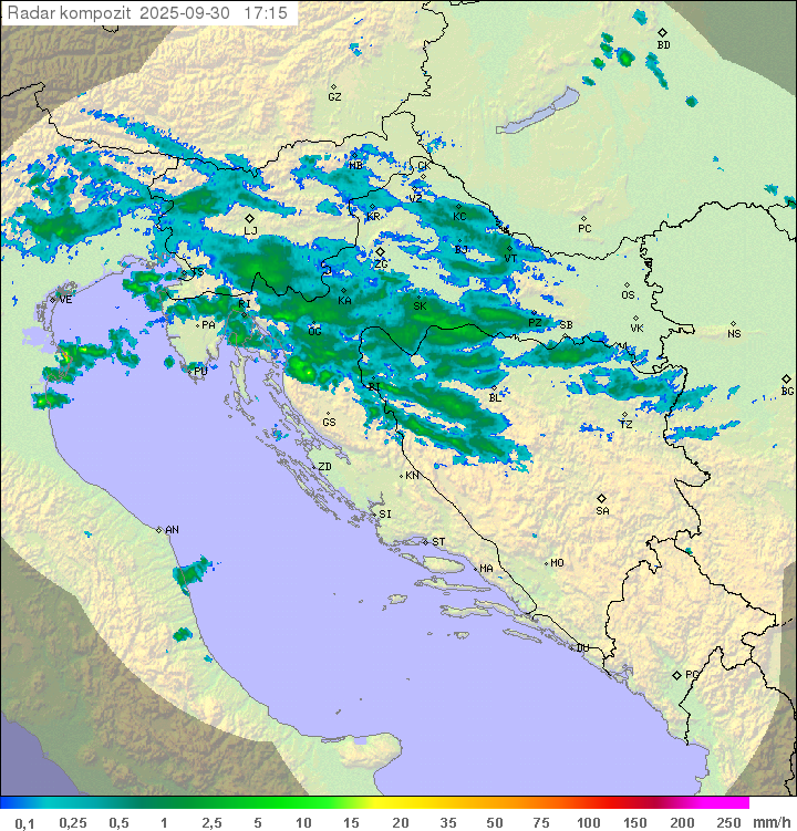 Padavine Hrvaška