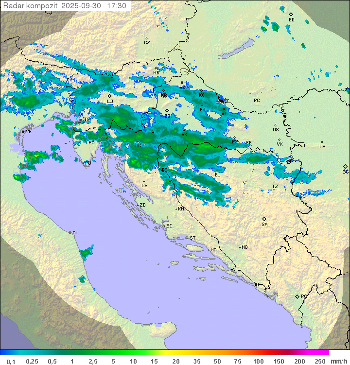 Padavine Hrvaška