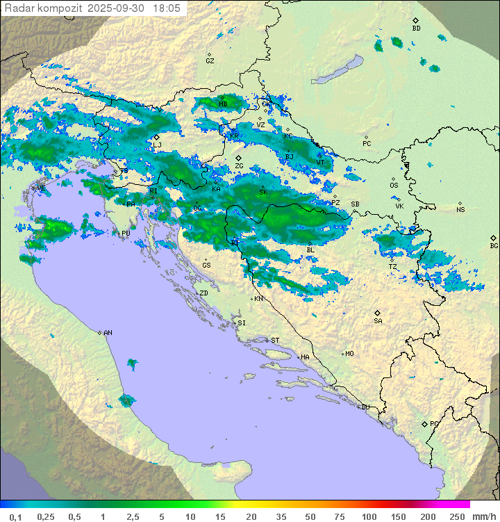 Padavine Hrvaška