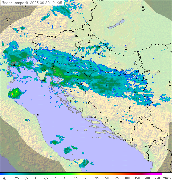 Padavine Hrvaška