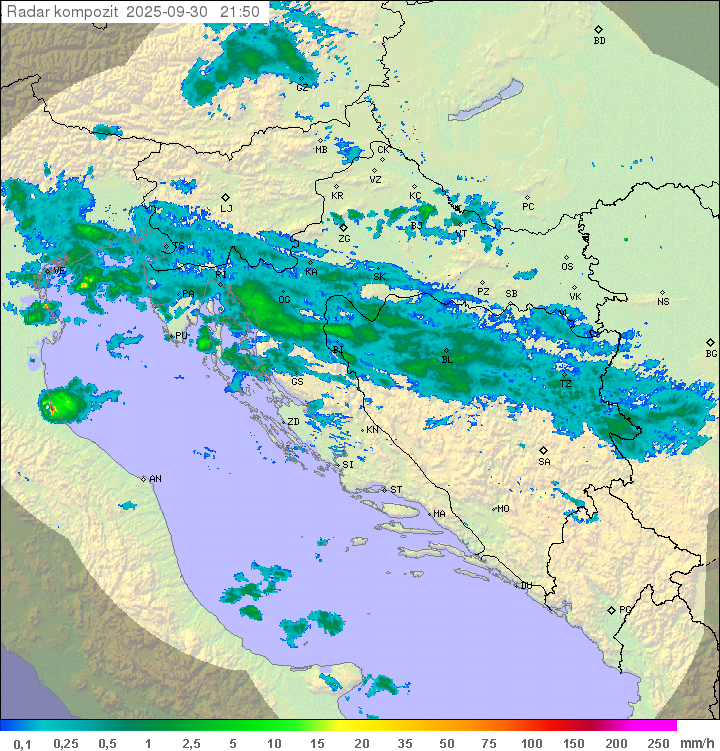 Padavine Hrvaška