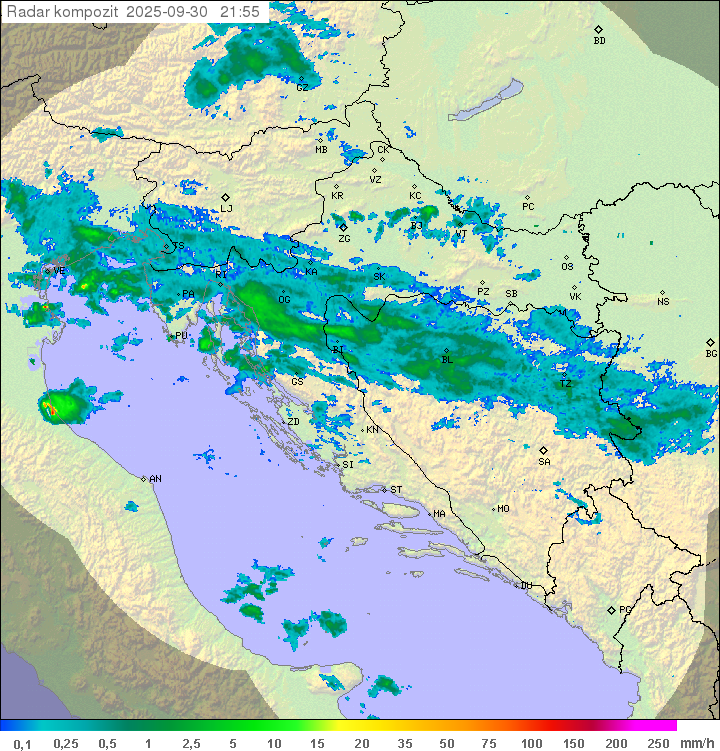Padavine Hrvaška